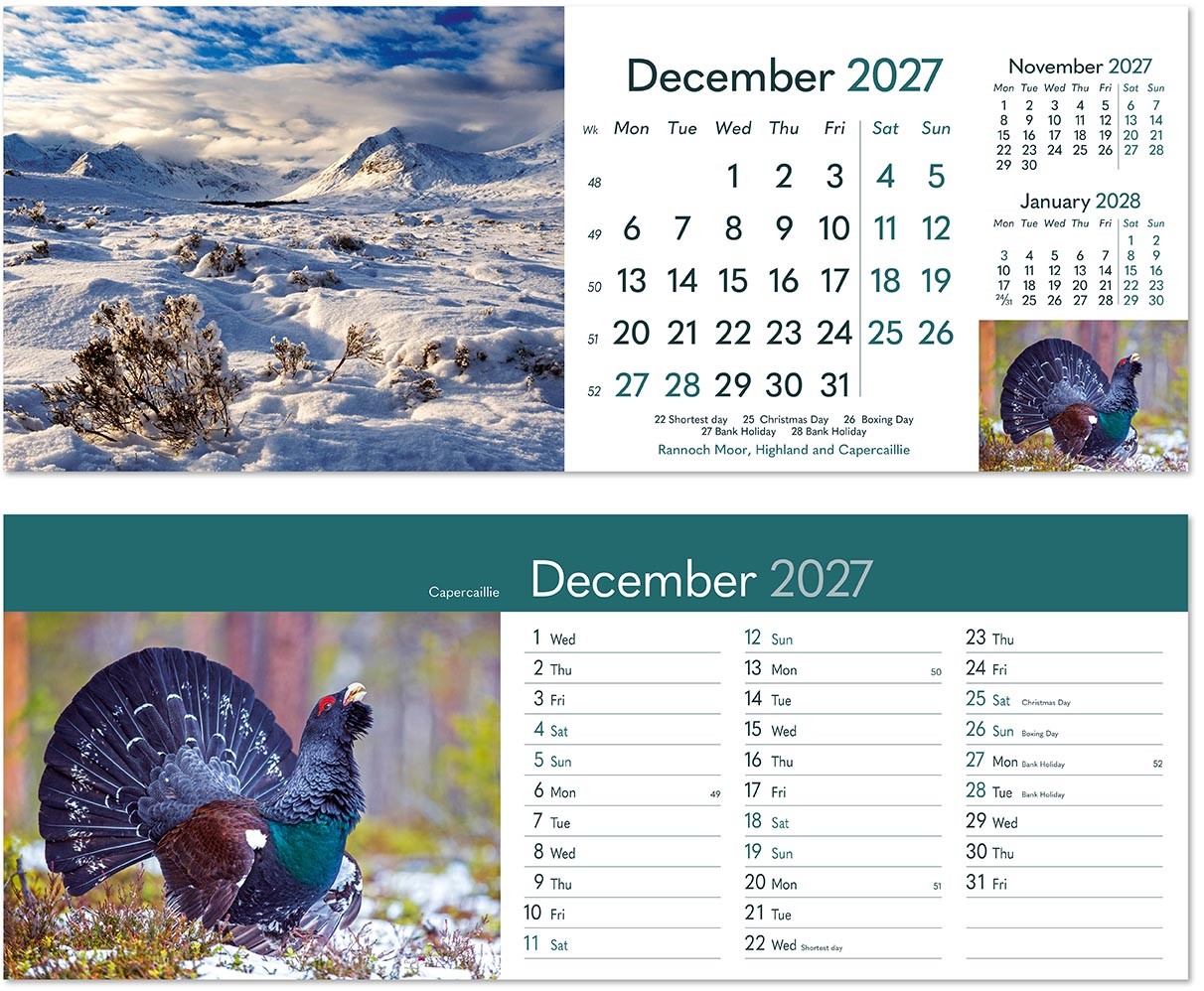 Rural Britain Desk Calendar