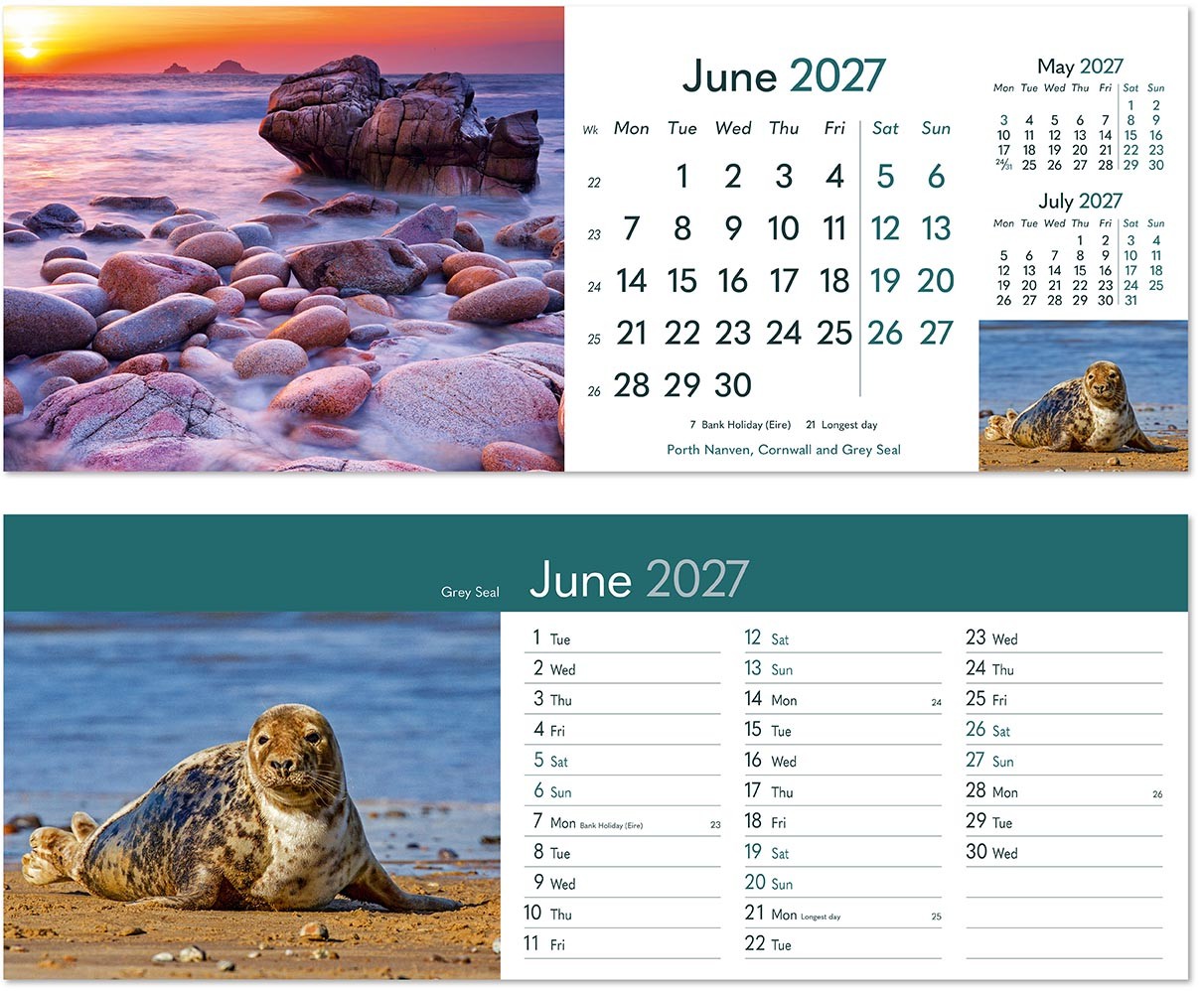 Rural Britain Desk Calendar