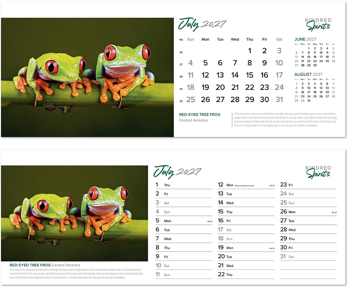 Kindred Spirits Task Station Desk Calendar