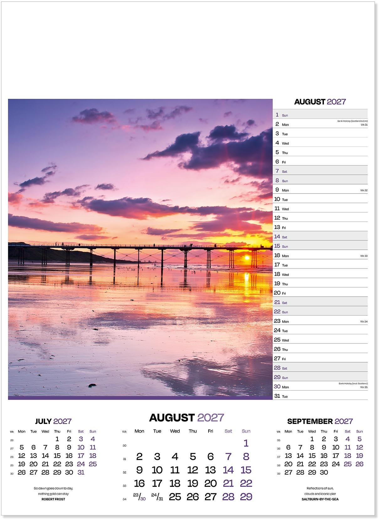 Moods of Nature Calendar