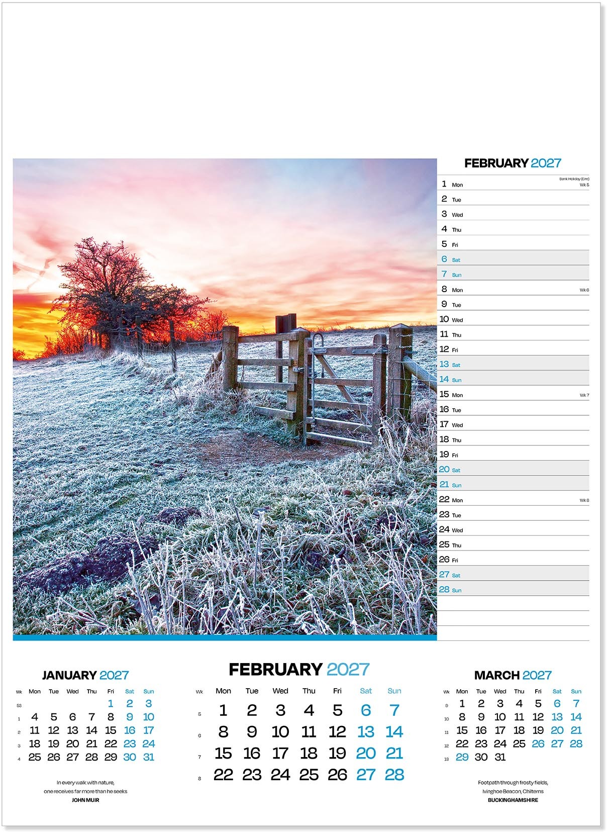 Moods of Nature Calendar