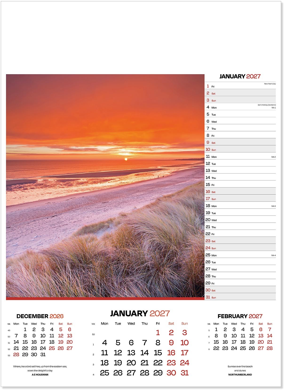 Moods of Nature Calendar