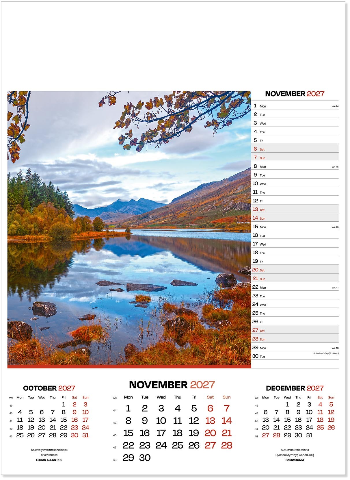 Moods of Nature Calendar