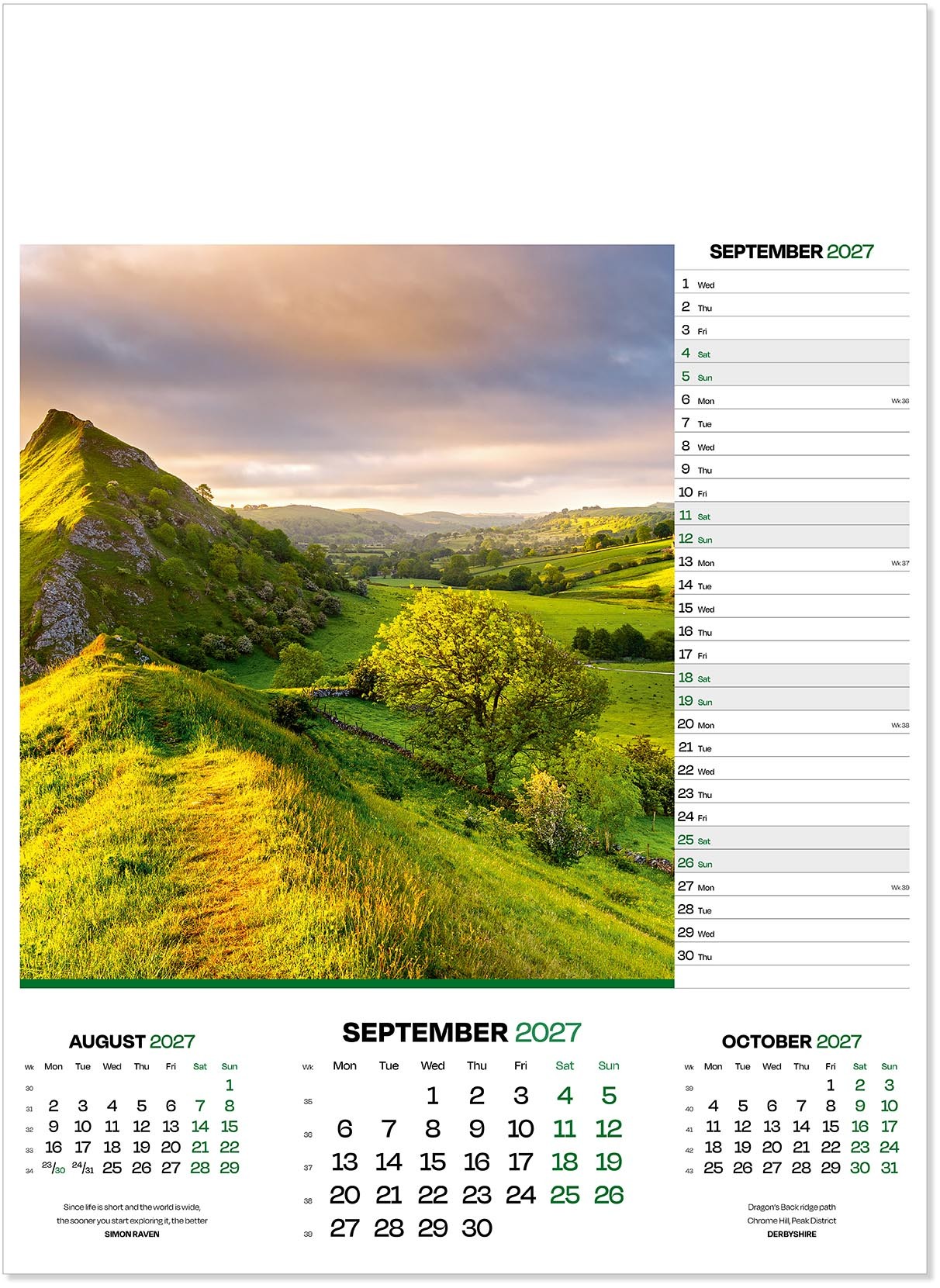 Moods of Nature Calendar