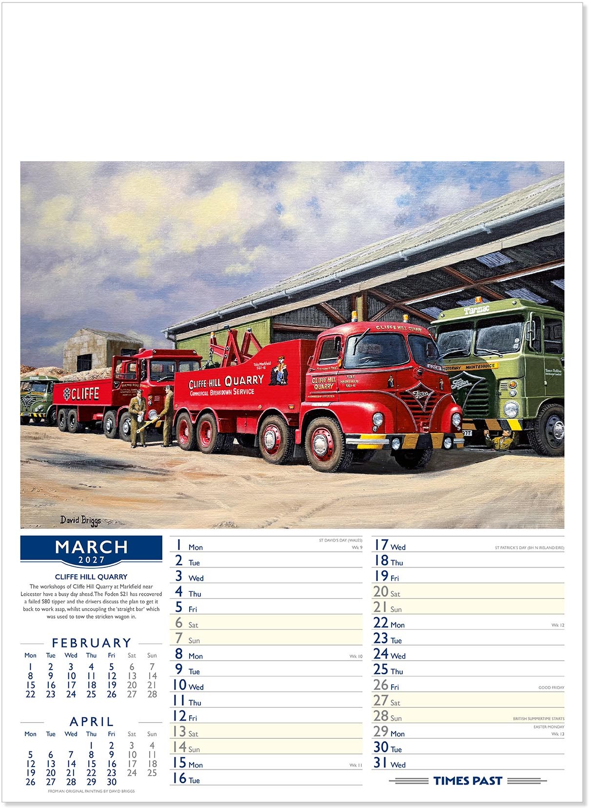 Times Past Calendar