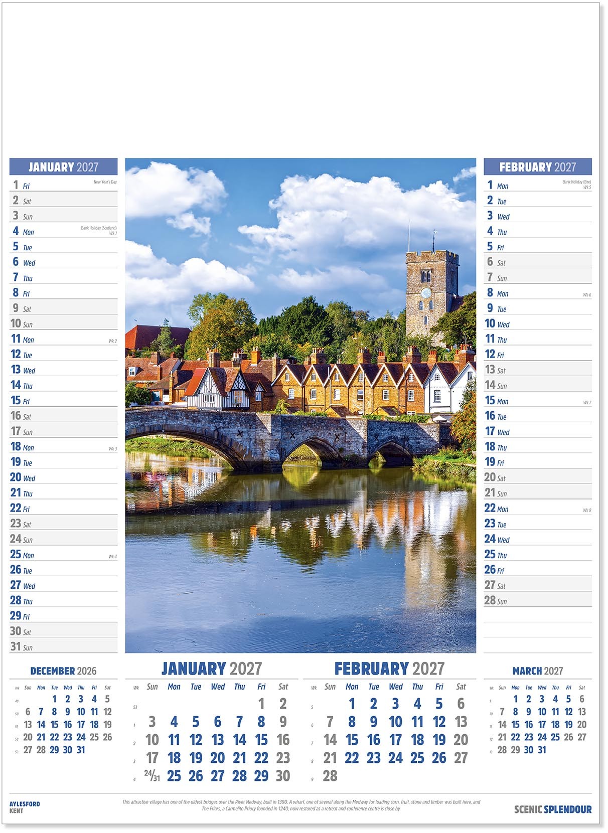 Scenic Splendour Calendar