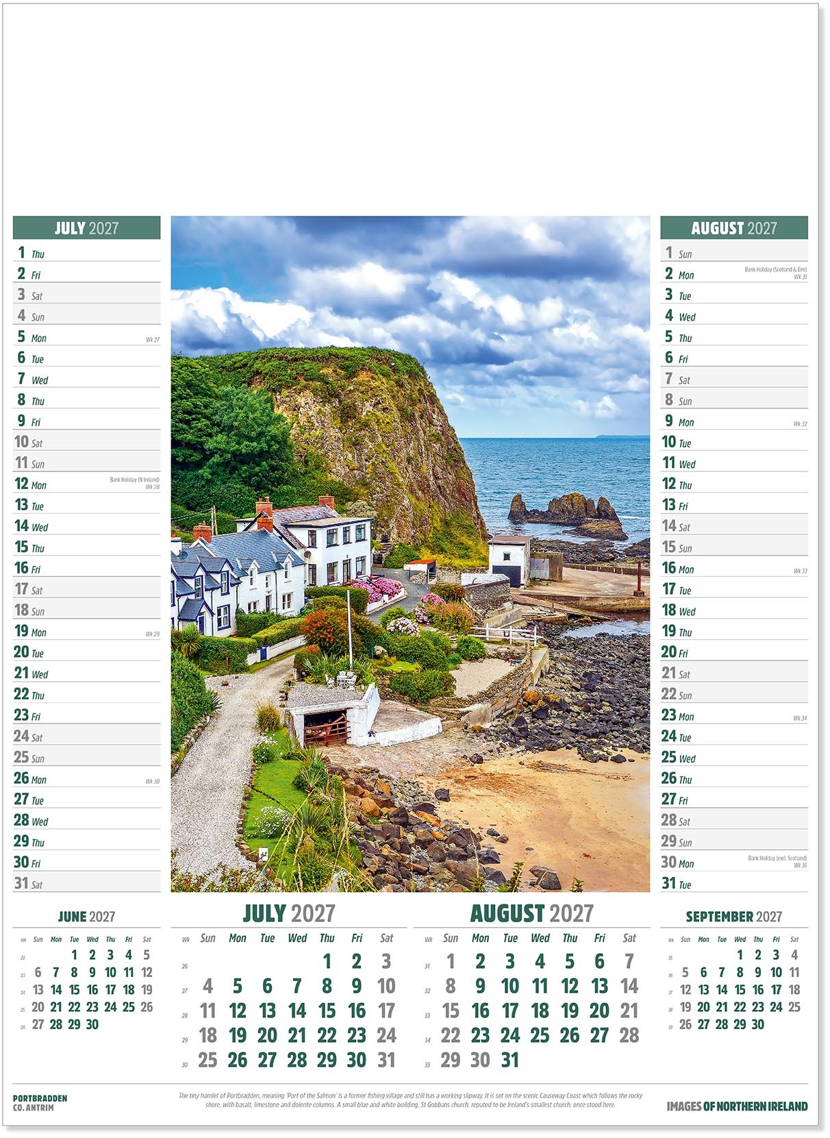 Images of Northern Ireland Calendar