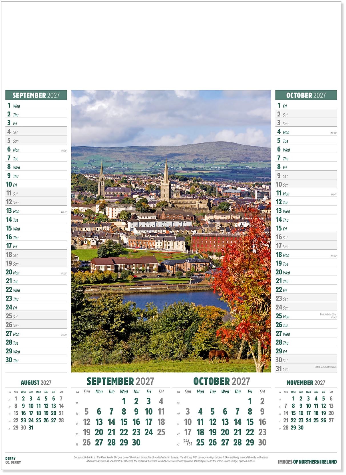Images of Northern Ireland Calendar