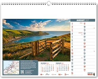 Countryside Walks Wall Calendar