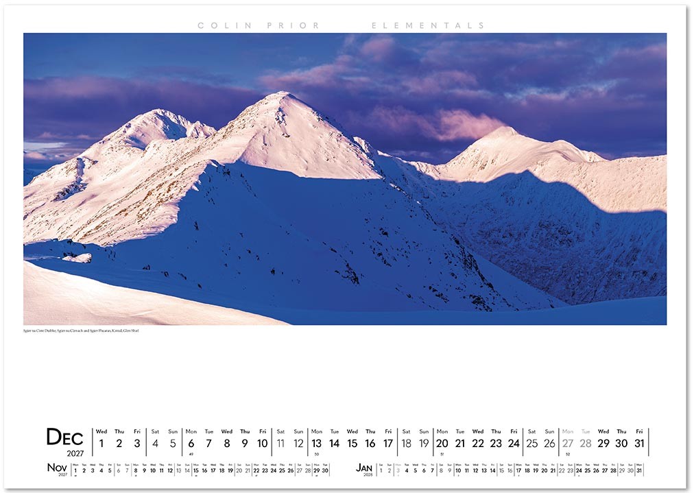 Colin Prior Elementals Wall Calendar