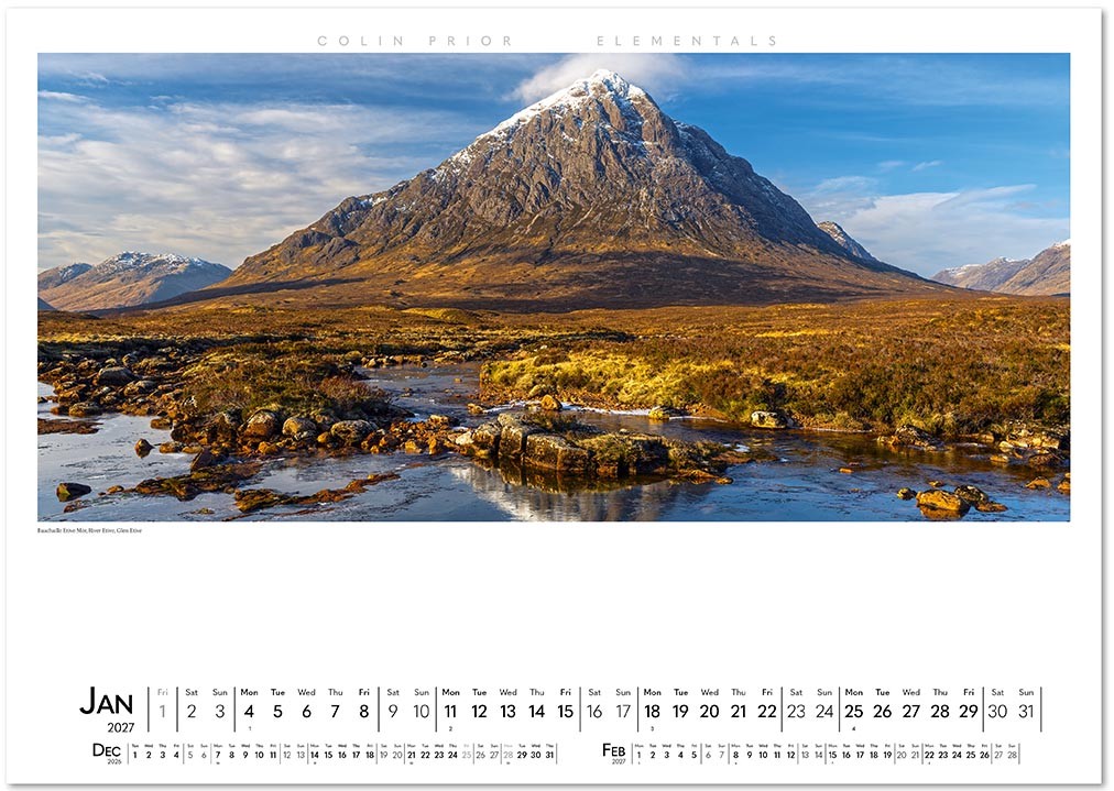 Colin Prior Elementals Wall Calendar