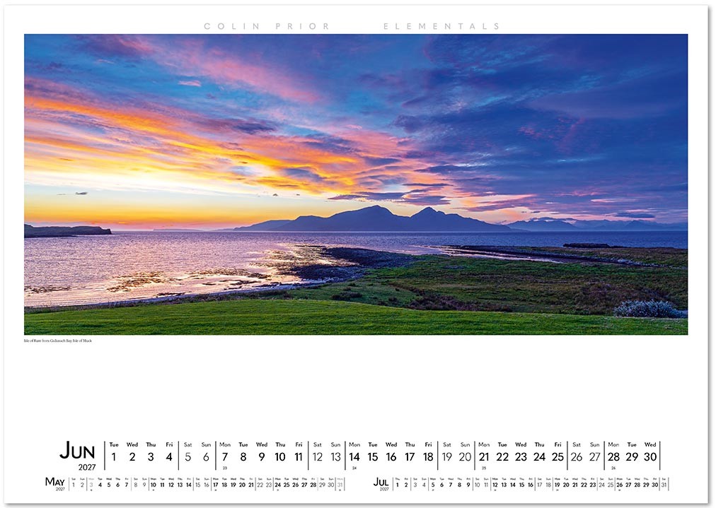 Colin Prior Elementals Wall Calendar