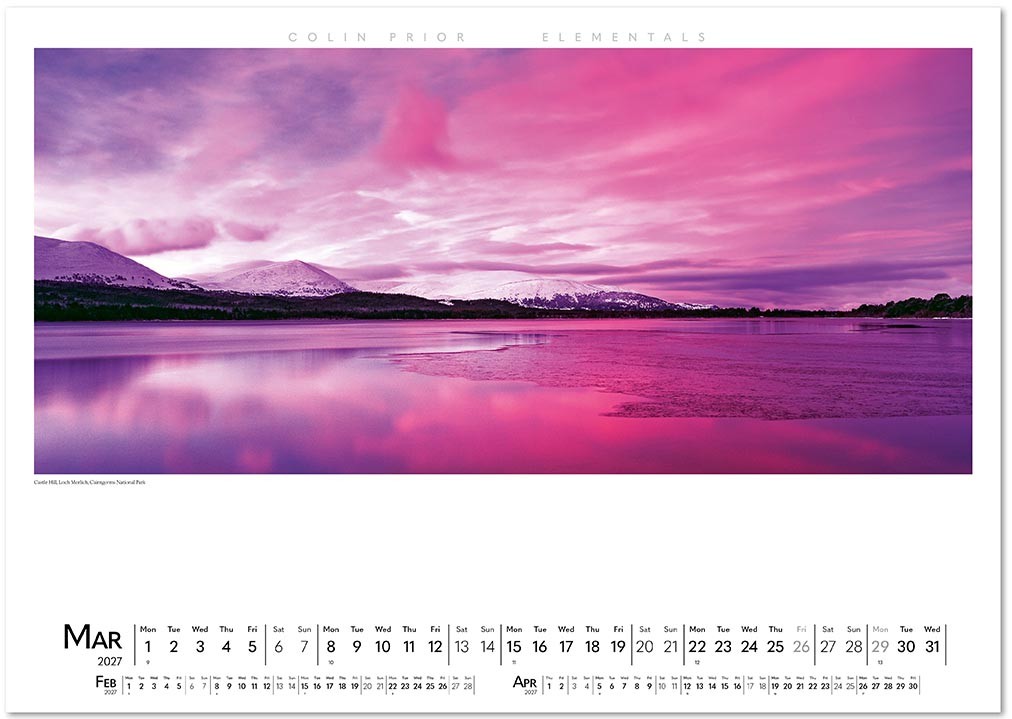Colin Prior Elementals Wall Calendar