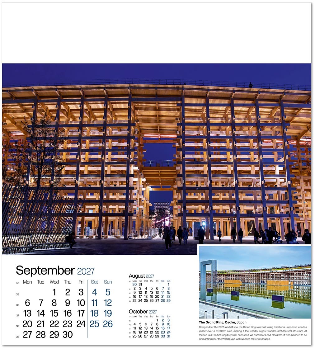 Iconic Structures Wall Calendar